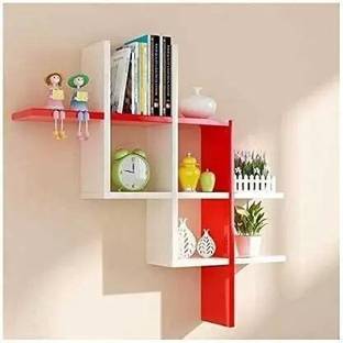 INDIAN DECOR SZY wall mountable rack with holding shelf MDF (मीडियम डेंसिटी फाइबर) वॉल शेल्फ