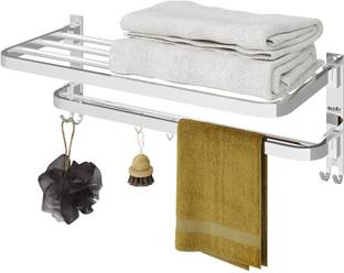 GLOXY by GLOXY 44 Silver Towel Holder