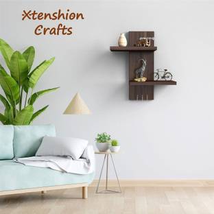 Xtenshion Crafts Wooden Wall Mount Tv Set Up Box Stand Wall Shelves Wall Shelf Wooden Wall Shelf