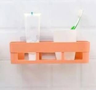 SJK Self Adhesive Multi-Purpose Wall Hanging Humanoid floating Shelf 2602 Plastic Wall Shelf