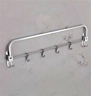 Spotbia Stainless Steel Premium Towel rack /Towel Hanger/Towel Stand/Towel Holder/Bathroom Accessories. Silver Towel Holder