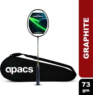 apacs Asgardia Lite (73G, 35 LBS) Black, Green Unstrung Badminton Racquet