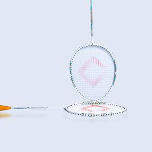 CAPTAIN MAX POWER Ovel shaped Badminton Racquets White Strung Badminton Racquet