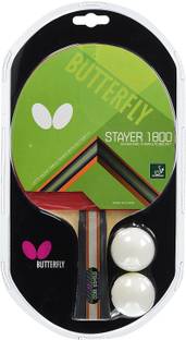 Butterfly STYER 1800 Black, Red Table Tennis Racquet