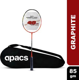apacs Finapi 232 Xtra Power (40 LBS, 40T Extra Strong Graphite) Red, Black Unstrung Badminton Racquet