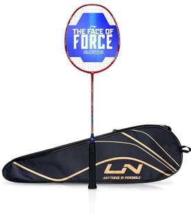 LI-NING G-Force 3900 Superlite II Red Strung Badminton Racquet
