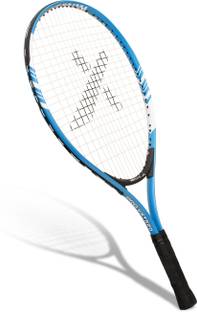 VECTOR X VXT 520 25 inches Blue With Full Cover Strung Tennis Racquet Multicolor Strung Tennis Racquet