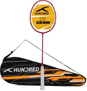Hundred ENERGY BURST 18 Red Strung Badminton Racquet