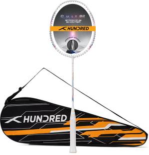 Hundred Cult 82 Aerodynamic Frame White Unstrung Badminton Racquet