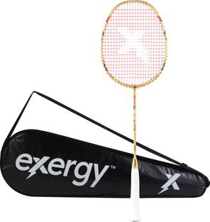 Exergy Katana Gold Strung Badminton Racquet