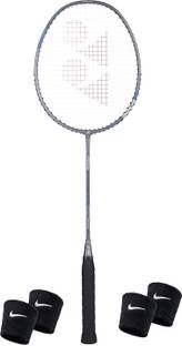 YONEX Astrox Attack 9 (32 LBS, 80 GMS) Grey Strung Badminton Racquet