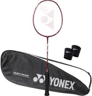 YONEX Astrox Lite 45i HM Graphite | Shaft Flexibility | 5U G4-(3.5 inches) Red Strung Badminton Racquet