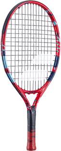 BABOLAT Ballfighter 19 Tennis Racquet Strung Blue/Red Blue, Red Strung Tennis Racquet