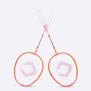 CAPTAIN PRO JUNIOR BADMINTON RACQUET FOR BOYS AND GIRLS, Orange Strung Badminton Racquet
