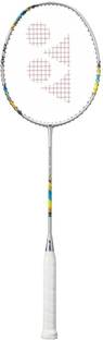 YONEX Nanoflare 700 Play Silver Sky Blue Multicolor Strung Badminton Racquet