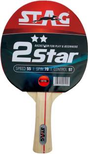 STAG 2 Star Red, Black Table Tennis Racquet