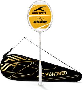 Hundred Glory Limited Edition White Strung Badminton Racquet