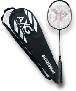 AXG NEW GOAL Isometric Champion Tenacious Wide Body Multicolor Strung Badminton Racquet