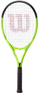 WILSON Blade Feel XL 106, Black/Green Multicolor Strung Tennis Racquet