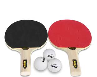 VINEX TT Bat/Ball Set Pacer, Professional Stag 1 Star Tennis Racket, 2 Bat & 3 Balls Multicolor Table Tennis Racquet