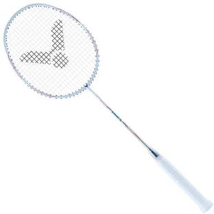 VICTOR Racket DX-1L-A G5 Strung Professional White Strung Badminton Racquet