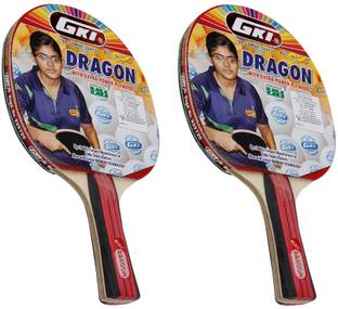 GKI Dragon Multicolor Table Tennis Racquet
