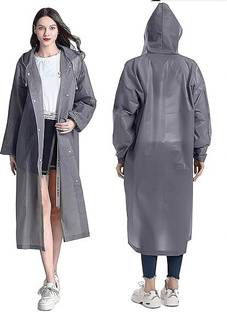 FSN Solid Men & Women Raincoat