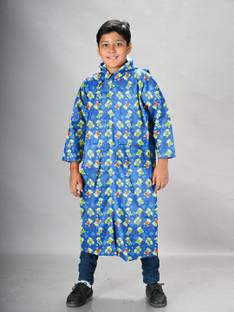 Lux Venus Geometric Print Boys Raincoat