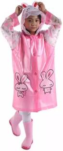 THE. Graphic Print Boys & Girls Raincoat