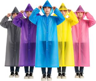 Wishbone Solid Men & Women Raincoat