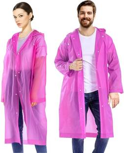 Hacer Solid Men & Women Raincoat