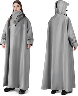 LQZ Solid Men Raincoat