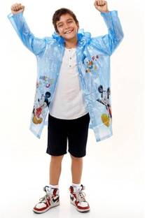 FASHIONIO Graphic Print Boys & Girls Raincoat