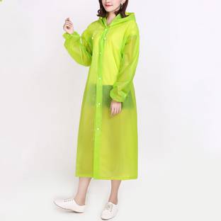 FIRMED STRING Solid Women Raincoat