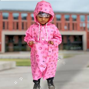 ShaktiFashion Graphic Print Boys & Girls Raincoat