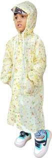 D8211K Graphic Print Boys & Girls Raincoat