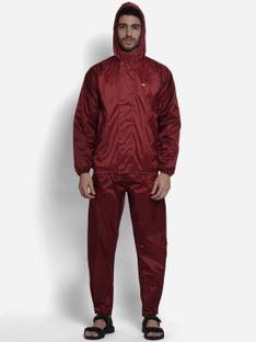Wildcraft Rain Suit_Clr Blk Colorblock Men Rain Suit