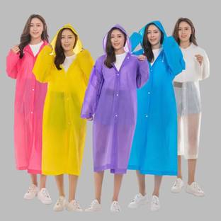 Ruchika Solid Women Raincoat
