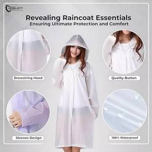 INFISPACE Solid Women Raincoat