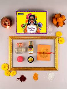 Soulflower Thread For Sisters Assorted Perfume, Body wash, Rakhi  Set