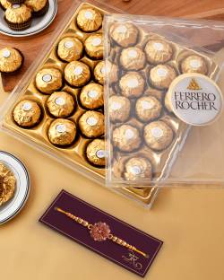 HyperFoods Designer HF-TP-FR-PK24-R111 Assorted Rakhi  Set