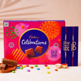 Flipkart SmartBuy Designer Cadbury25-LA-LB Mauli Thread Rakhi  Set