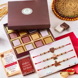 eCraftIndia Religious D1229P6C6CC11 Assorted Rakhi  Set