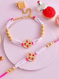 Voylla Bhaiya Bhabhi 8905124524901 Mauli Thread Rakhi  Set