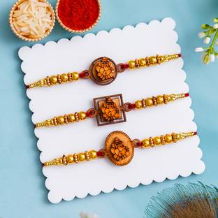 Rakhi Nation Religious G4,G5,G6 Assorted Rakhi  Set