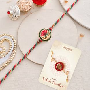 Voylla Designer 8905124525236 Mauli Thread Rakhi  Set