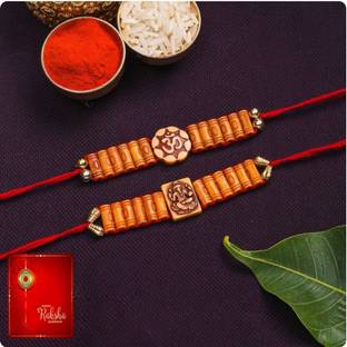Poorak Religious RK24_PAK_2Y_211 Assorted Rakhi  Set