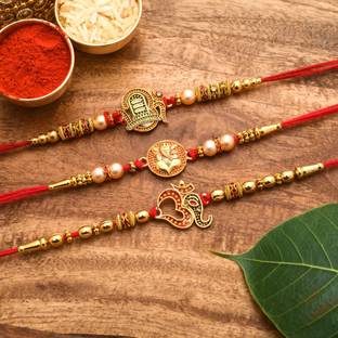 Poorak Religious 23RK_11RA_CR Assorted Rakhi  Set