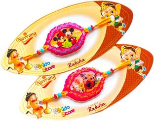 valuableplus Kids FRKIDS911 Assorted Rakhi  Set