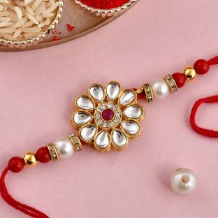 Ascension Designer RK456 Assorted Rakhi, Chawal Roli Pack  Set